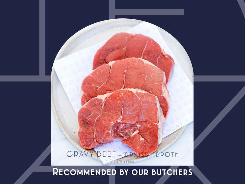Diced gravy beef from Meat Cellar — full of flavour, perfect for hearty stews, pies or winter warmers.
